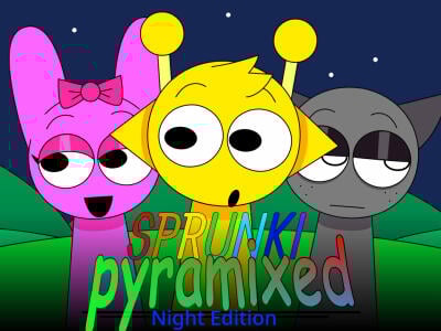 Sprunki Pyramixed: Night Edition