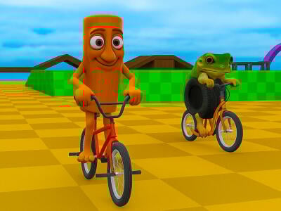 Italian Brainrot Bike Rush